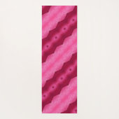 Magenta Flower Ikat 8 Yogamat (Achterkant)