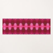 Magenta Flower Ikat 9 Yogamat (Voorkant (horizontaal))