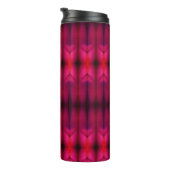 Magenta Flower Ikat Reco Thermosbeker (Geroteerd rechts)