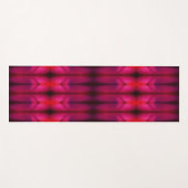 Magenta Flower Ikat Recoleta Yogamat (Voorkant (horizontaal))