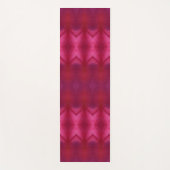 Magenta Flower Ikat Yogamat (Voorkant)