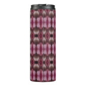 Magenta Flower Ikat Zen Fog Thermosbeker (Achterkant)