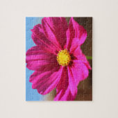 Magenta Flower Legpuzzel (Verticaal)