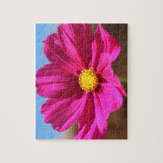 Magenta Flower Legpuzzel (Verticaal)