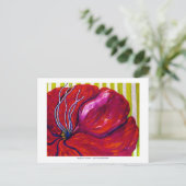Magenta Flower POST-KAART Briefkaart (Staand voorkant)