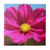 Magenta Flower Tegeltje (Voorkant)