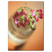 Magenta Flowers Klembord (Achterkant)