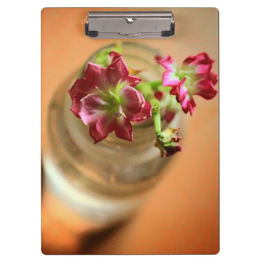 Magenta Flowers Klembord (Voorkant)