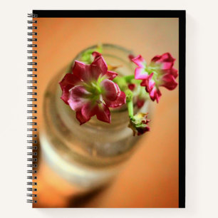 Magenta Flowers Notitieboek