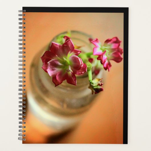 Magenta Flowers Planner (Voorkant)