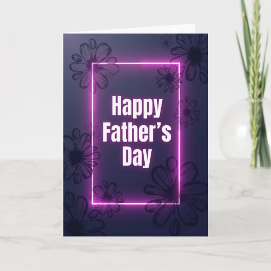 Magenta Frame Fathers Kaart (Voorkant)