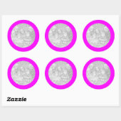 Magenta Frame Sticker (Vel)