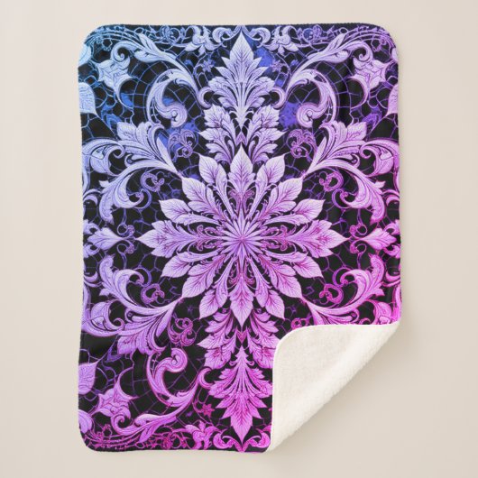 Magenta Fuse Sherpa Deken (Voorkant)