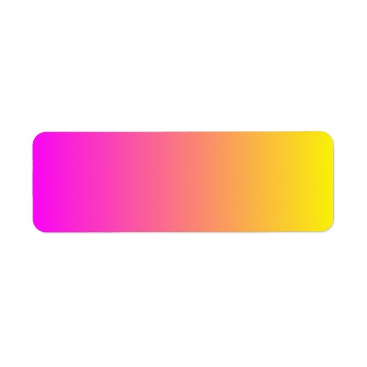 Magenta Geel Verlopen Etiket (Voorkant)