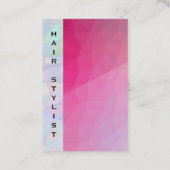 Magenta Geometric | Visitekaartje QR-code (Achterkant)