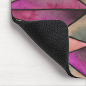 Magenta Glas in lood Muismat (Hoek)