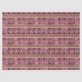 Magenta Gold Christmas Pattern#27 ID1009 Tissuepapier (Voorkant)