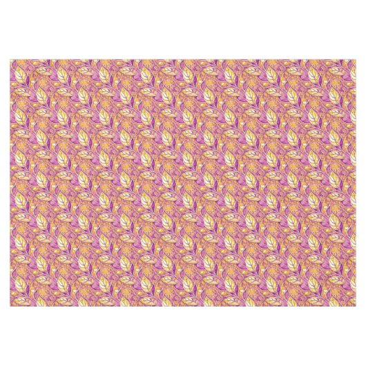 Magenta Goud Kerstmis Merry Patroon # 21 ID1009 Tafelkleed (Voorkant (Horizontaal))