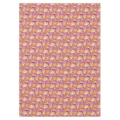 Magenta Goud Kerstmis Merry Patroon # 21 ID1009 Tafelkleed (Voorkant)