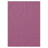 Magenta Goud Kerstmis Typografie Patroon36 ID1009 Tafelkleed (Voorkant)
