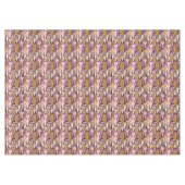 Magenta Goud Kerstmispatroon#25 ID1009 Tafelkleed (Voorkant (Horizontaal))