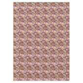 Magenta Goud Kerstmispatroon#25 ID1009 Tafelkleed (Voorkant)