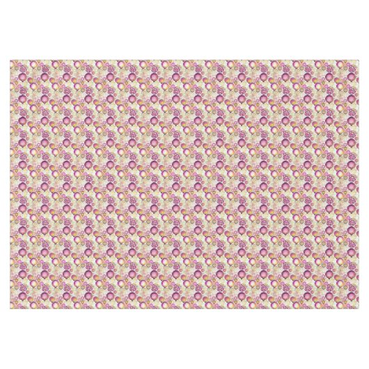 Magenta Goud Kerstmispatroon#6 ID1009 Tafelkleed (Voorkant (Horizontaal))