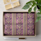 Magenta Goud Kerstpatroon#27 ID1009 Tissuepapier (Geschenk)