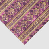 Magenta Goud Kerstpatroon#27 ID1009 Tissuepapier (Detail)