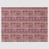 Magenta Goud Kerstpatroon#27 ID1009 Tissuepapier (Voorkant)