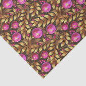 Magenta Goud Kerstpatroon#29 ID1009 Tissuepapier (Detail)