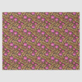 Magenta Goud Kerstpatroon#29 ID1009 Tissuepapier (Voorkant)