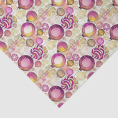 Magenta Goud Kerstpatroon#6 ID1009 Tissuepapier (Detail)