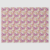 Magenta Goud Kerstpatroon#6 ID1009 Tissuepapier (Voorkant)