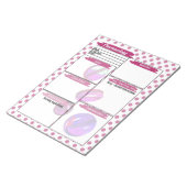 Magenta Healthcare Student Farmacologie Sjabloon Notitieblok (Schuin)