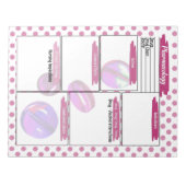 Magenta Healthcare Student Farmacologie Sjabloon Notitieblok (Voorkant)