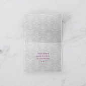 Magenta Heart Balloons Weddenschap Bedankt (Binnen)