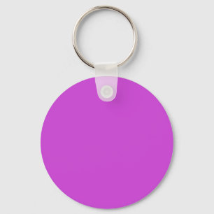 Magenta/Helder Paarse CE43D8 en Optie voor Naam Sleutelhanger