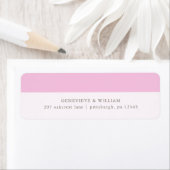  Magenta het Etiket van het Adres van de terugkeer (Insitu)