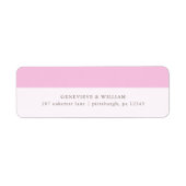  Magenta het Etiket van het Adres van de terugkeer (Voorkant)