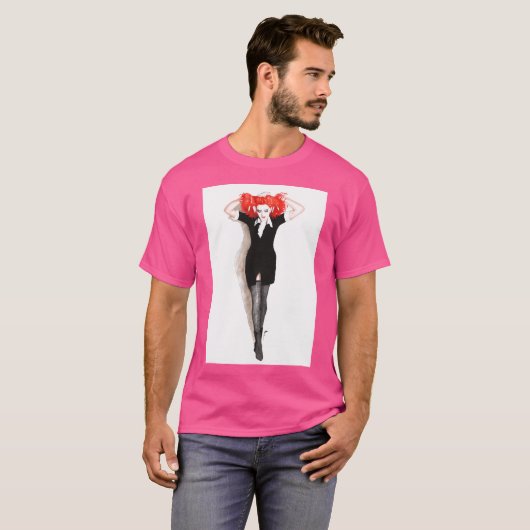 Magenta - Het Rocky Horror Afbeelding Show T-shirt (Voorkant volledig)