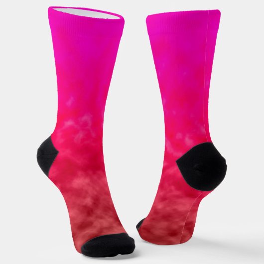 Magenta Hittegordijn Sokken (Gebogen)