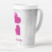 Magenta hoort persoonlijke latte Mok (Rechterhoek)