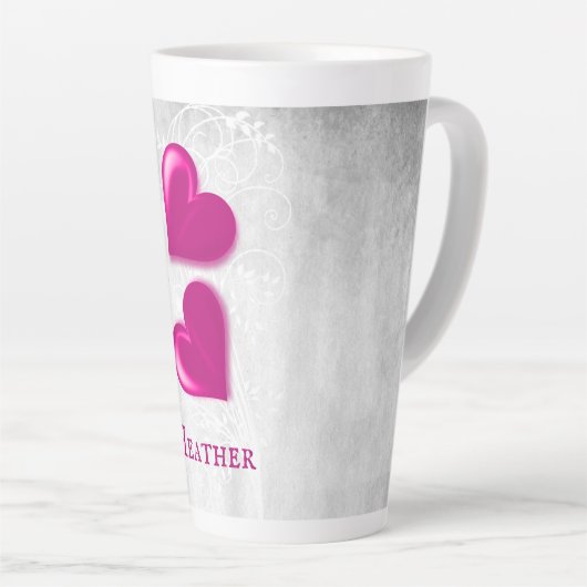 Magenta hoort persoonlijke latte Mok (Rechterhoek)