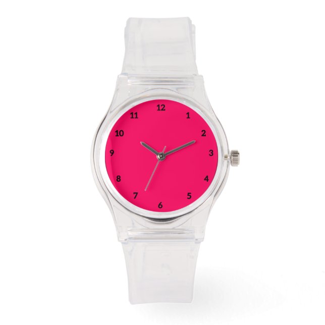 Magenta horloge (Voorkant)