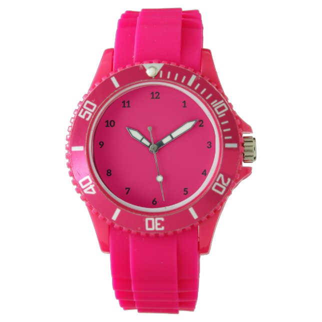 Magenta horloge (Voorkant)