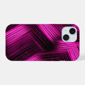 Magenta Huidig Abstract iPhone 15 Hoesje (Achterkant horizontaal)