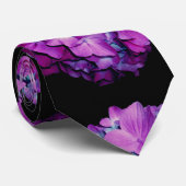 Magenta hydrangea stropdas (Opgerold)