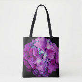 Magenta hydrangea tote bag (Voorkant)