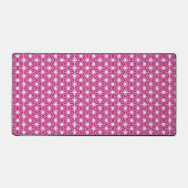 Magenta Japans Patroon Bureau Mat (Voorkant)